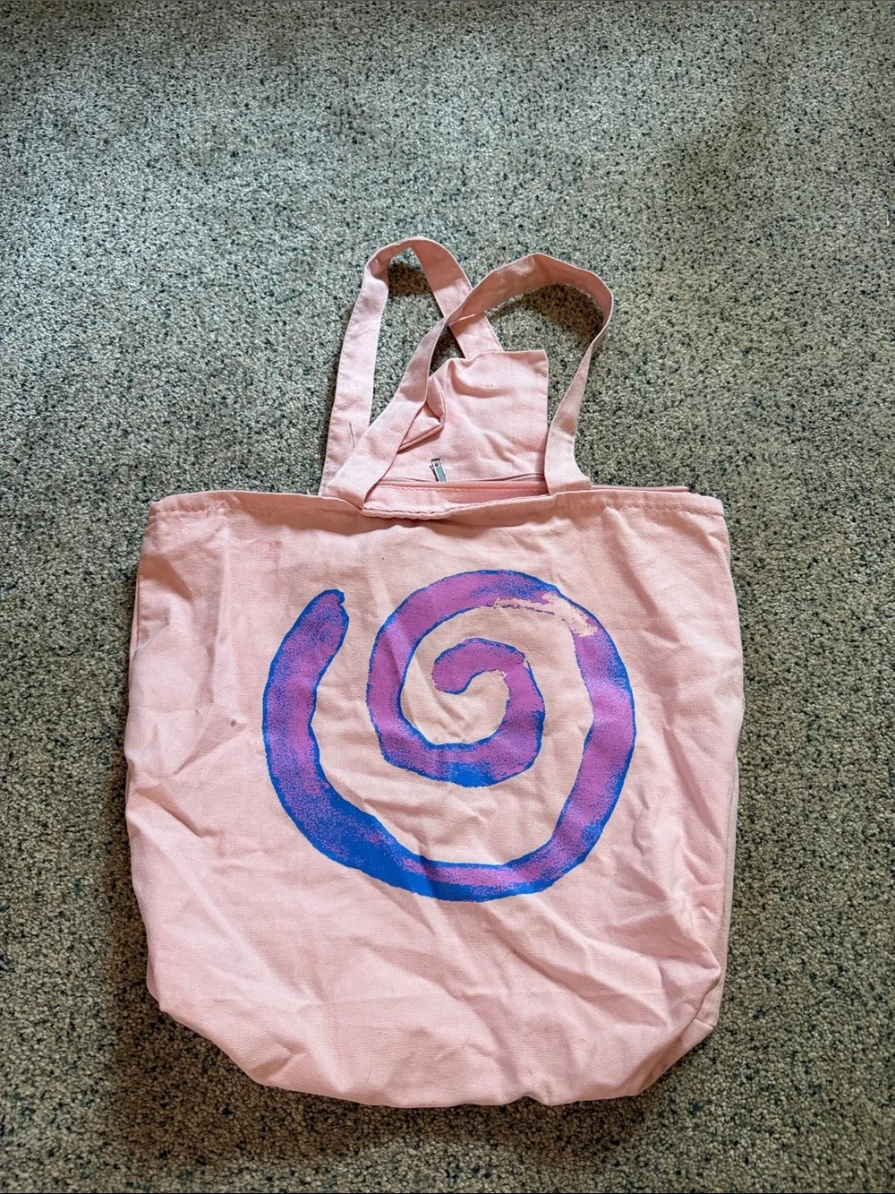 Pink Graphic Canvas Tote Bag - Big Time Rush